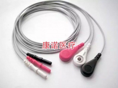 兼容動(dòng)態(tài)監(jiān)護(hù)儀三導(dǎo)分線